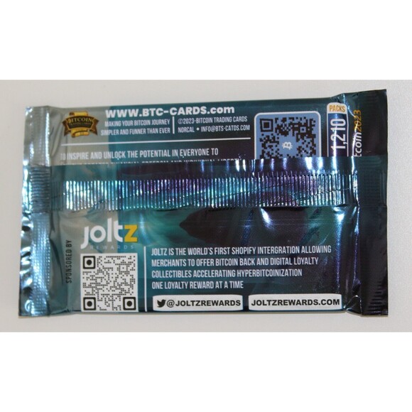 1 Pack 2023 Pacific Bitcoin Trading Cards WHALE PACK Series 2 Limited Edition - Picture 4 of 4
